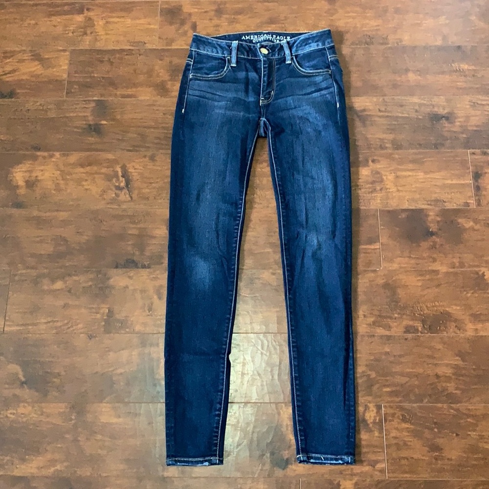 Low Rise Dark Wash Jeggings
